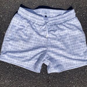 Men’s Mesh 4” inseam squidhaus HAUS White shorts Size Large